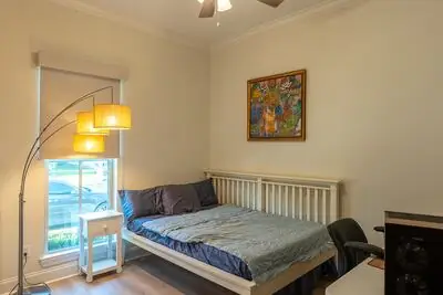 Guest Bedroom — Set up as an office