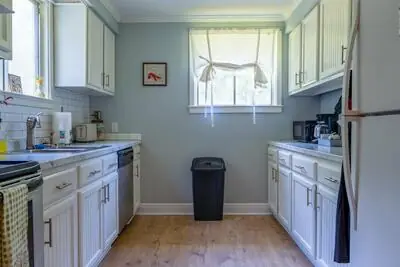 Galley Kitchen — Shot along the center line