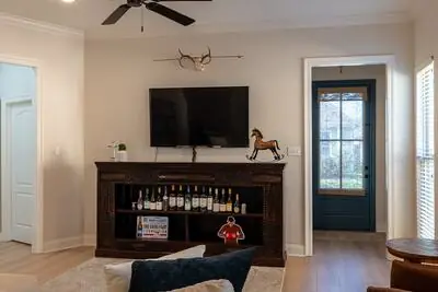 Media Wall — And front entry