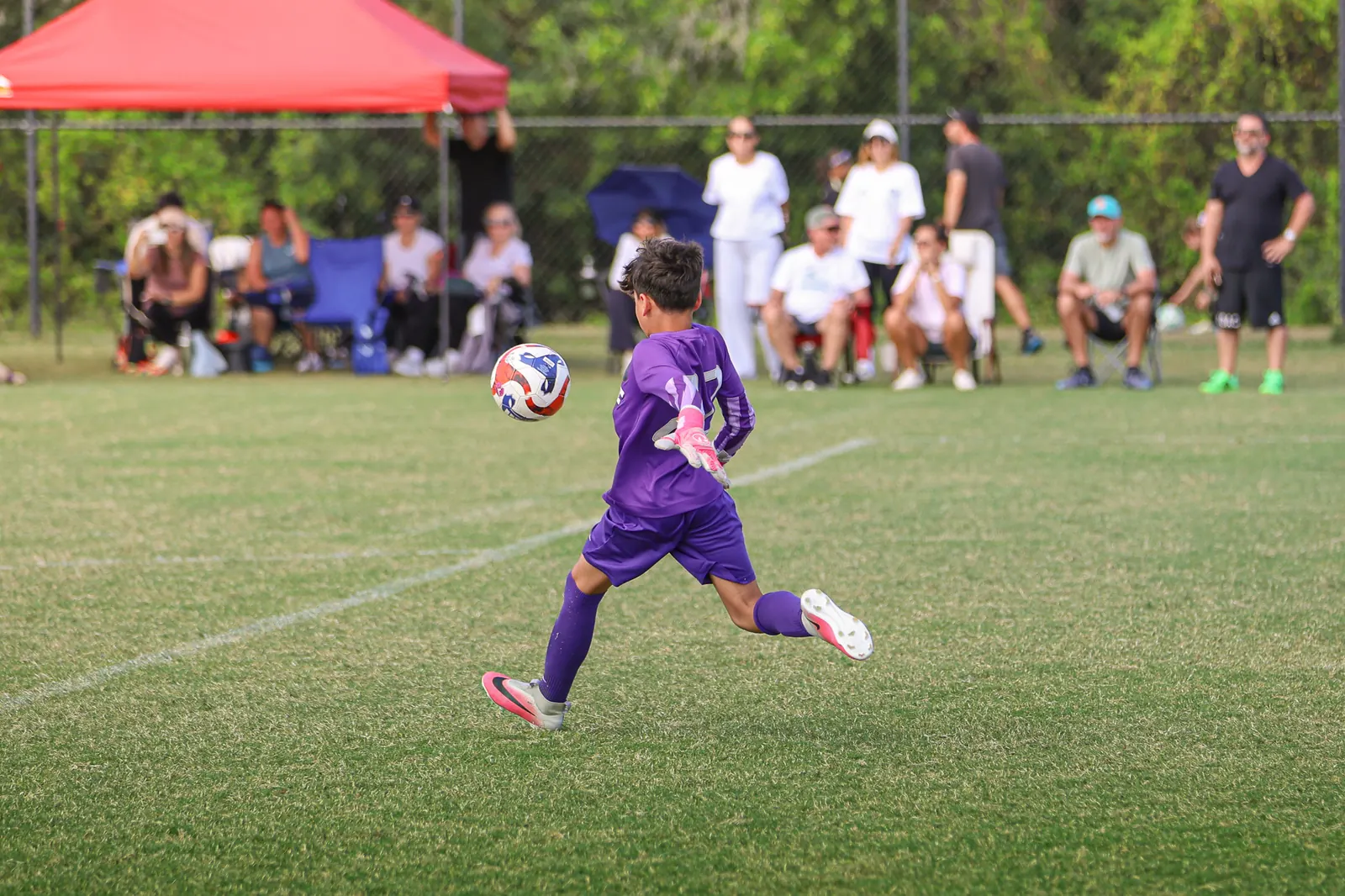 Youth soccer: keeper’s clearance